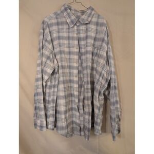 Raintree Southern Collection by Hampton Plaid Button-Up Shirt‎ XXL USA Made